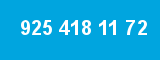 925 418 11 72 925 418 11 72
